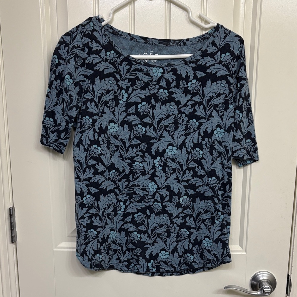 Loft Floral Patterned Women's Top